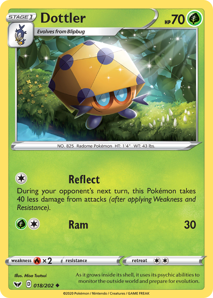 Dottler (018/202) [Sword & Shield: Base Set] - Pokémon - Card Brawlers | Quebec | Canada |