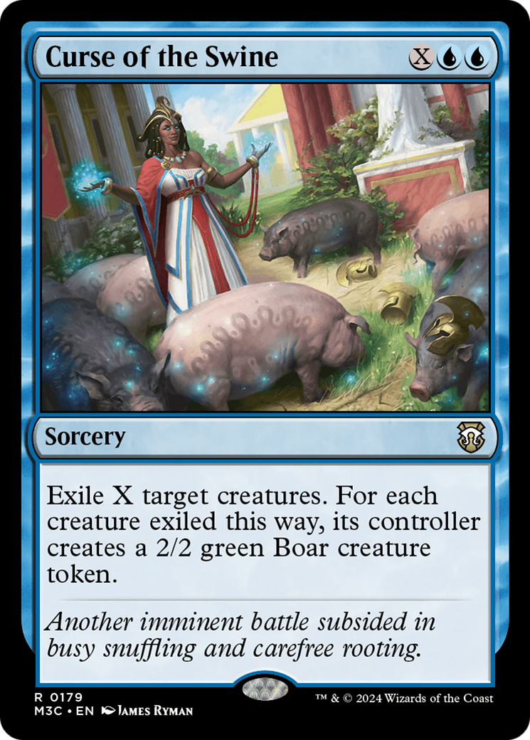 Curse of the Swine (Ripple Foil) [Modern Horizons 3 Commander] - Magic: The Gathering - Card Brawlers | Quebec | Canada |