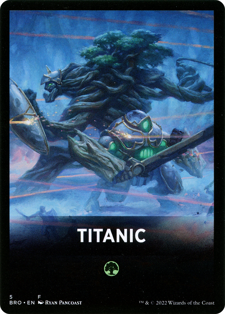 Titanic Theme Card [The Brothers' War Tokens] - Magic: The Gathering - Card Brawlers | Quebec | Canada |