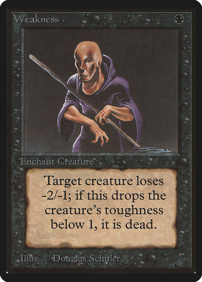 Weakness [Beta Edition] - Magic: The Gathering - Card Brawlers | Quebec | Canada |