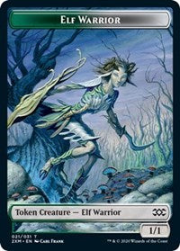 Elf Warrior // Germ Double-Sided Token [Double Masters Tokens] - Magic: The Gathering - Card Brawlers | Quebec | Canada |