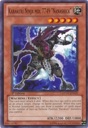 Karakuri Ninja mdl 7749 "Nanashick" [EXVC-EN031] Common - Yu-Gi-Oh! - Card Brawlers | Quebec | Canada |