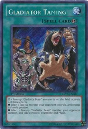 Gladiator Taming [EXVC-EN087] Secret Rare - Yu-Gi-Oh! - Card Brawlers | Quebec | Canada |