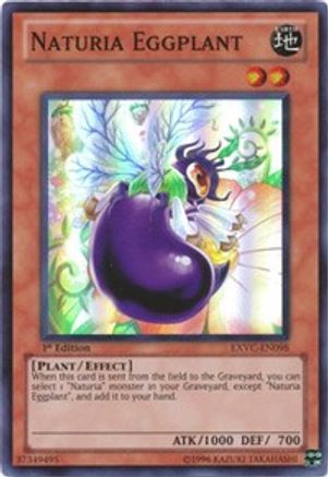 Naturia Eggplant [EXVC-EN098] Super Rare - Yu-Gi-Oh! - Card Brawlers | Quebec | Canada |