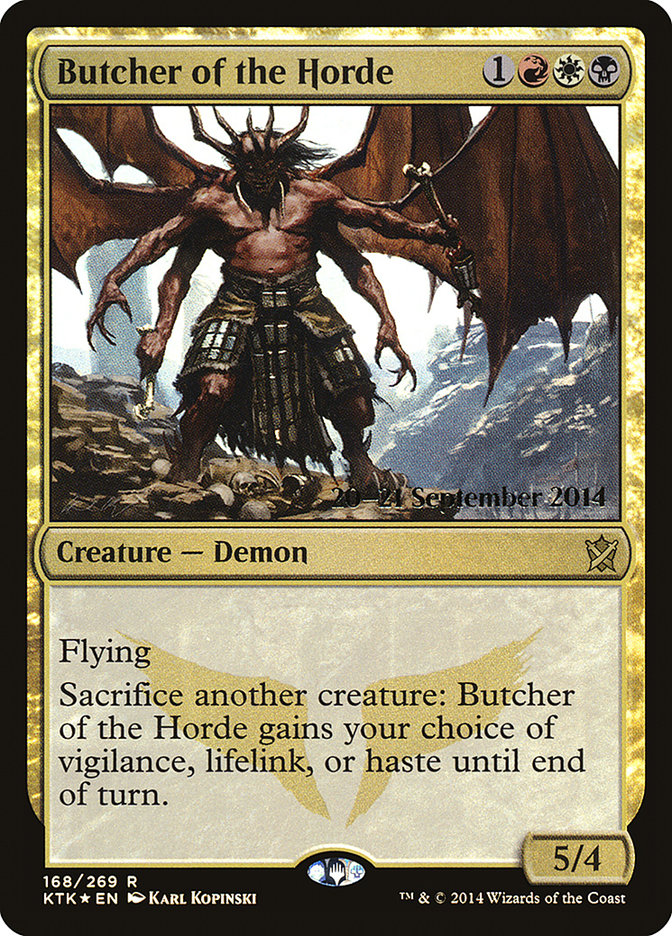 Butcher of the Horde [Khans of Tarkir Prerelease Promos] - Magic: The Gathering - Card Brawlers | Quebec | Canada |