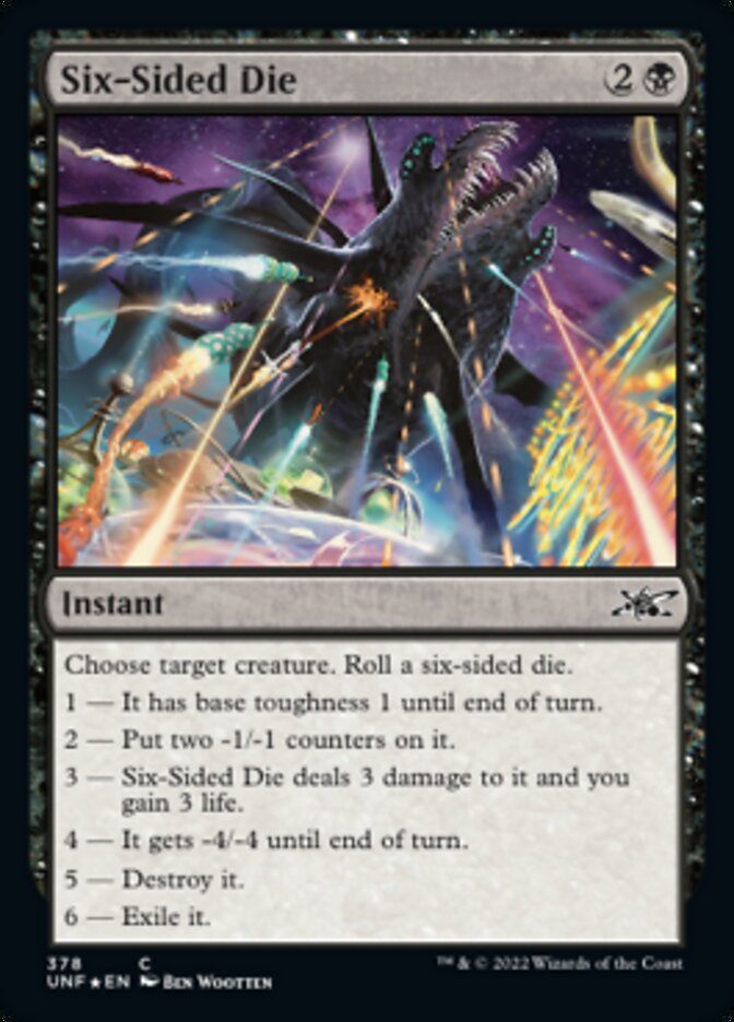 Six-Sided Die (Galaxy Foil) [Unfinity] - Magic: The Gathering - Card Brawlers | Quebec | Canada |
