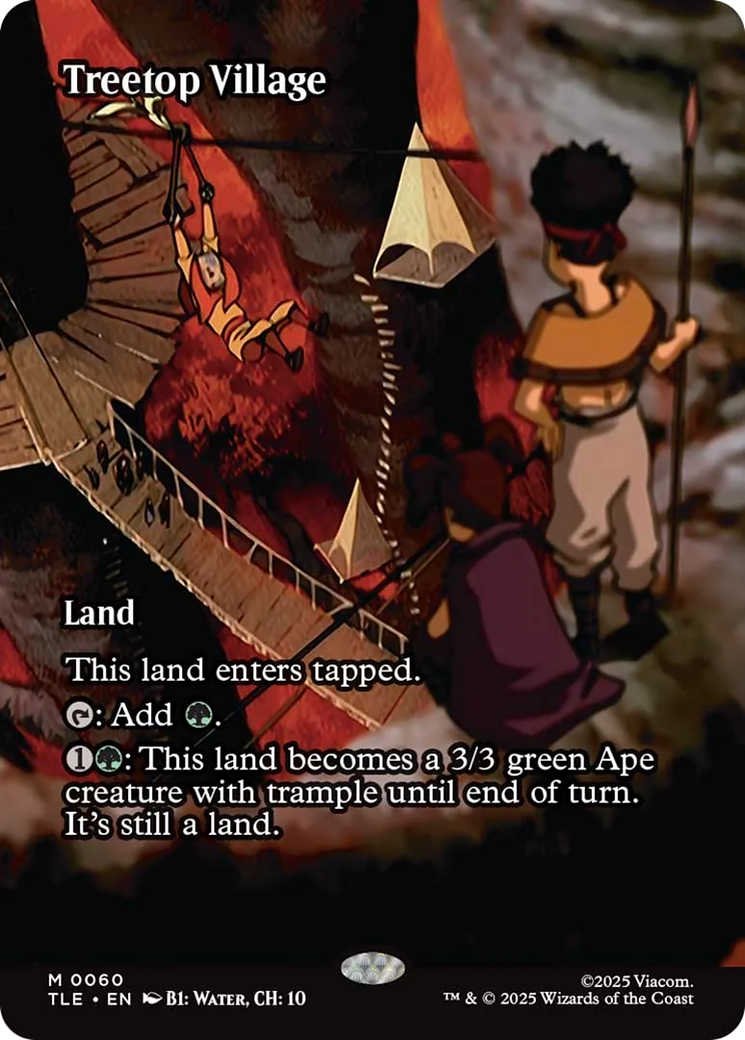 Treetop Village (Borderless) [Avatar: The Last Airbender: Eternal-Legal] - Magic: The Gathering - Card Brawlers | Quebec | Canada |