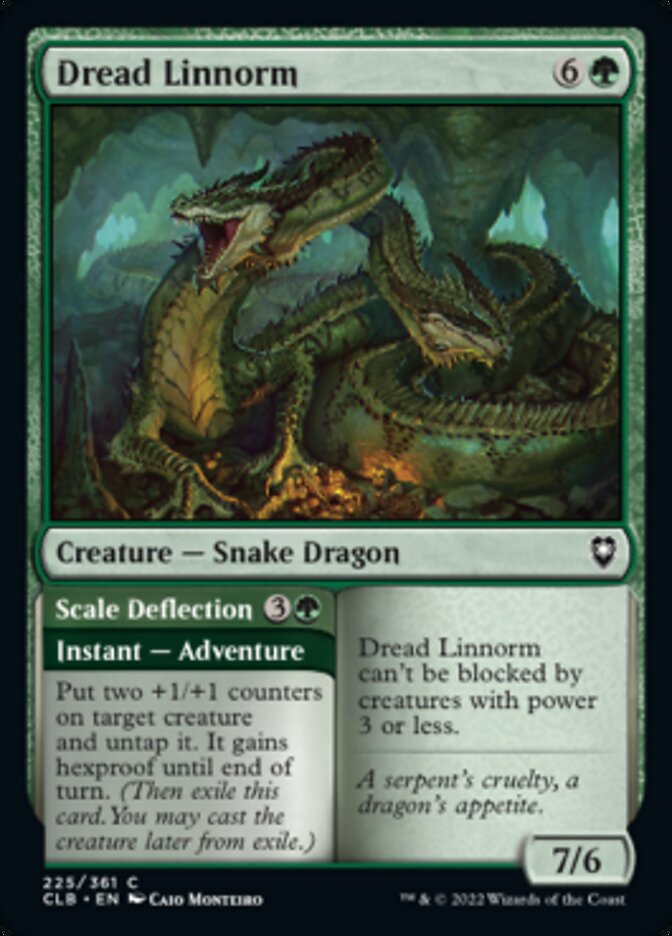 Dread Linnorm // Scale Deflection [Commander Legends: Battle for Baldur's Gate] - Magic: The Gathering - Card Brawlers | Quebec | Canada |