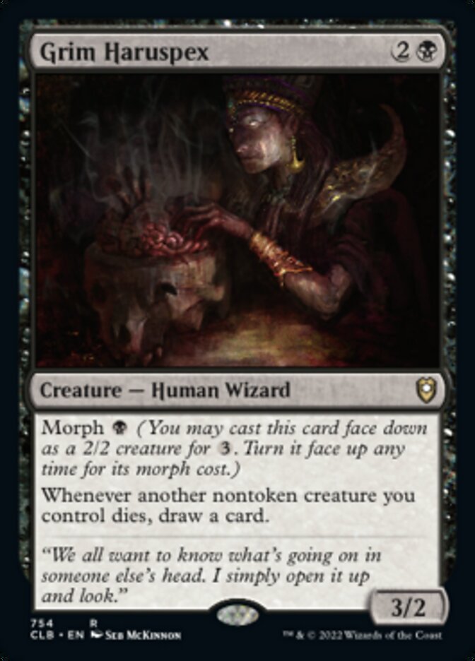 Grim Haruspex [Commander Legends: Battle for Baldur's Gate] - Magic: The Gathering - Card Brawlers | Quebec | Canada |