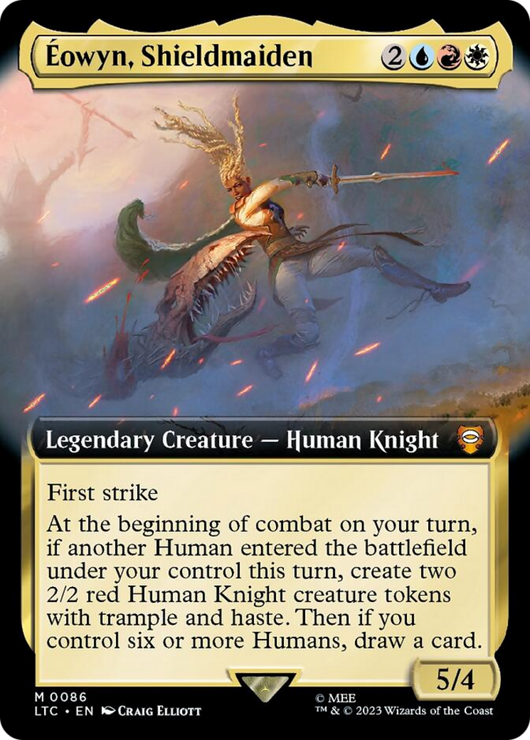 Eowyn, Shieldmaiden (Extended Art) [The Lord of the Rings: Tales of Middle-Earth Commander] - Magic: The Gathering - Card Brawlers | Quebec | Canada |