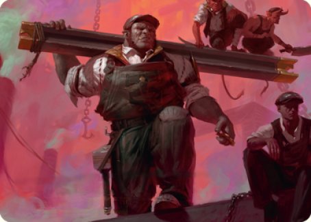 The Beamtown Bullies Art Card [Streets of New Capenna Art Series] - Magic: The Gathering - Card Brawlers | Quebec | Canada |