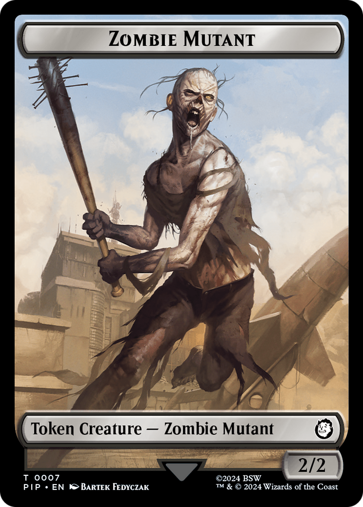 Treasure (0018) // Zombie Mutant Double-Sided Token [Fallout Tokens] - Magic: The Gathering - Card Brawlers | Quebec | Canada |