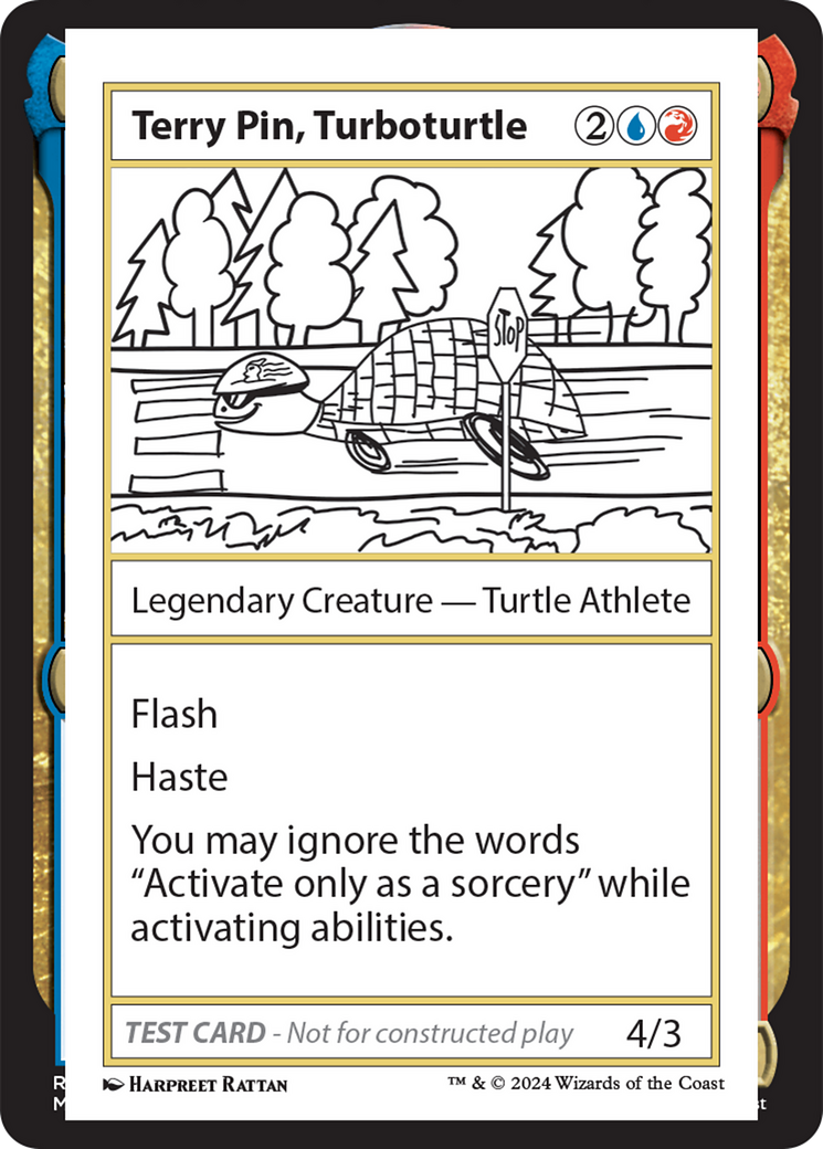 Terry Pin, Turboturtle [Mystery Booster 2 Playtest Cards] - Magic: The Gathering - Card Brawlers | Quebec | Canada |