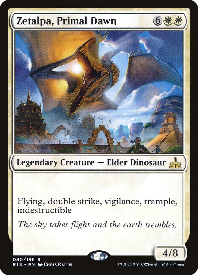 Zetalpa, Primal Dawn [Rivals of Ixalan] - Magic: The Gathering - Card Brawlers | Quebec | Canada |