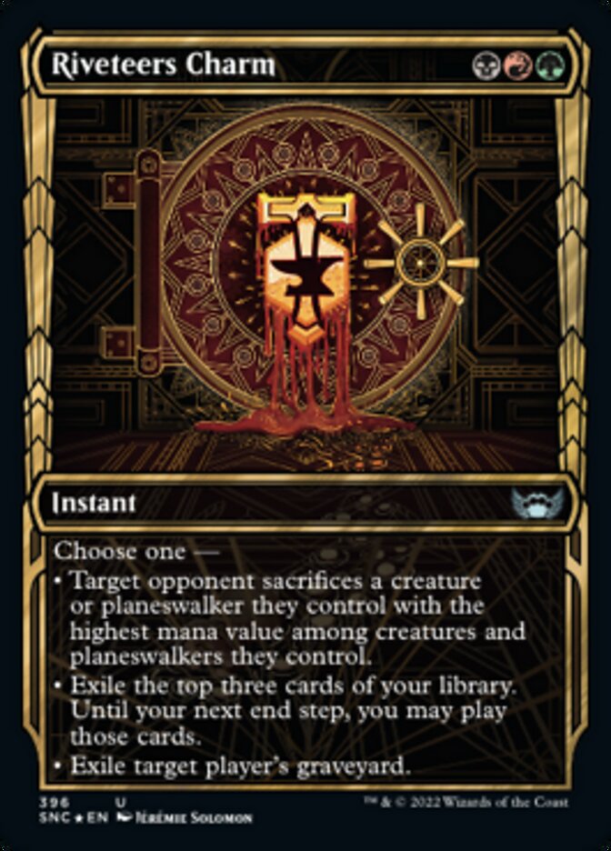 Riveteers Charm (Showcase Golden Age Gilded Foil) [Streets of New Capenna] - Magic: The Gathering - Card Brawlers | Quebec | Canada |