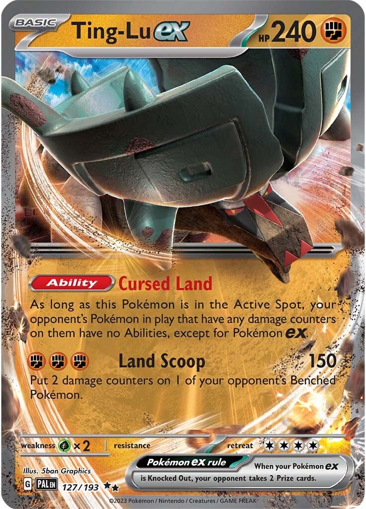 Ting-Lu ex (127/193) [Scarlet & Violet: Paldea Evolved] - Pokémon - Card Brawlers | Quebec | Canada |