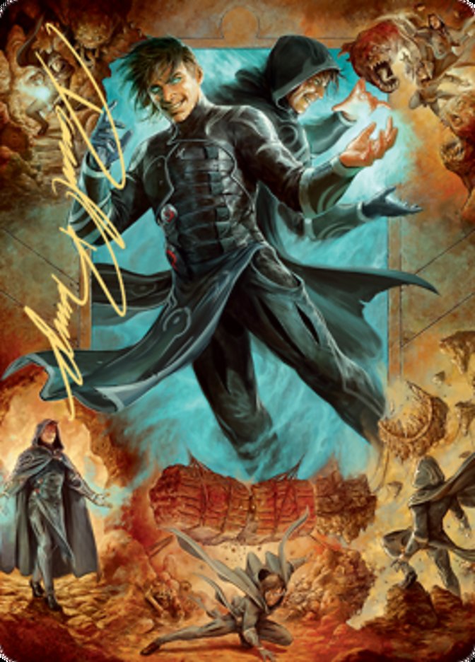 Jace, Mirror Mage 2 Art Card (Gold-Stamped Signature) [Zendikar Rising Art Series] - Magic: The Gathering - Card Brawlers | Quebec | Canada |