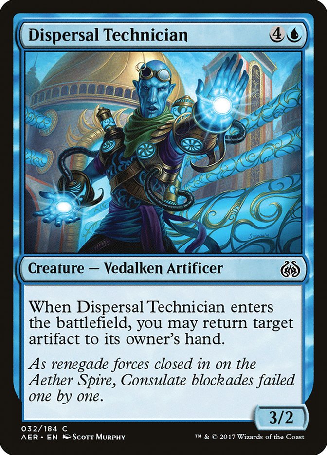 Dispersal Technician [Aether Revolt] - Magic: The Gathering - Card Brawlers | Quebec | Canada |
