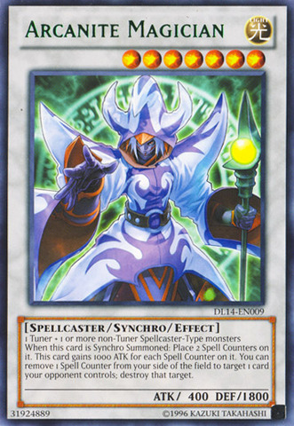 Arcanite Magician (Green) [DL14-EN009] Rare - Yu-Gi-Oh! - Card Brawlers | Quebec | Canada |