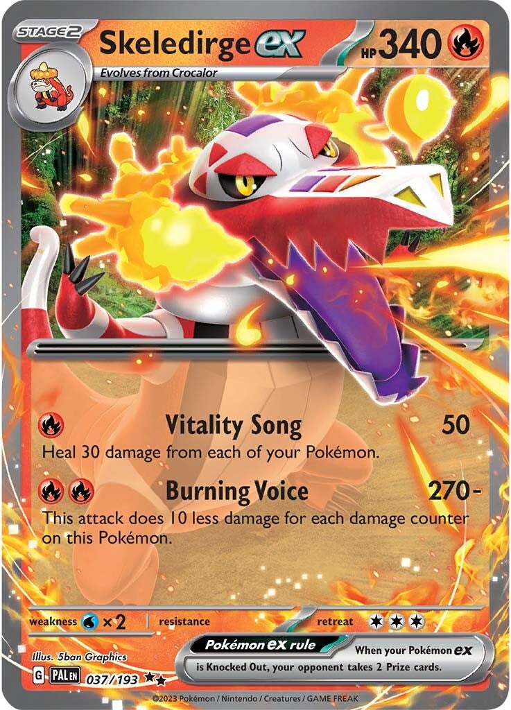 Skeledirge ex (037/193) [Scarlet & Violet: Paldea Evolved] - Pokémon - Card Brawlers | Quebec | Canada |