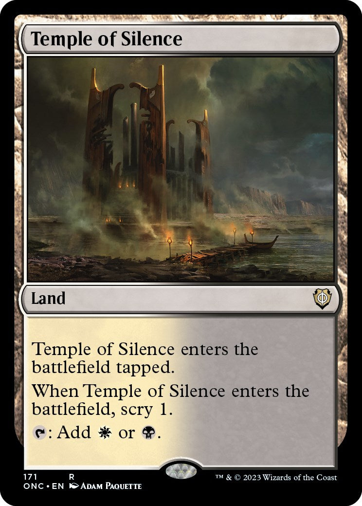 Temple of Silence [Phyrexia: All Will Be One Commander] - Magic: The Gathering - Card Brawlers | Quebec | Canada |