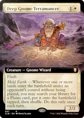 Deep Gnome Terramancer (Extended Art) [Commander Legends: Battle for Baldur's Gate] - Magic: The Gathering - Card Brawlers | Quebec | Canada |