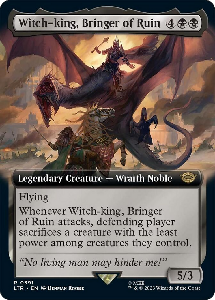 Witch-king, Bringer of Ruin (Extended Alternate Art) [The Lord of the Rings: Tales of Middle-Earth] - Magic: The Gathering - Card Brawlers | Quebec | Canada |