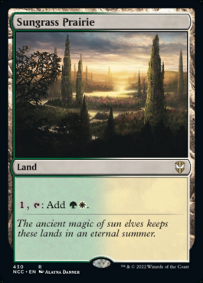 Sungrass Prairie [Streets of New Capenna Commander] - Magic: The Gathering - Card Brawlers | Quebec | Canada |