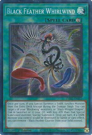 Black Feather Whirlwind [DABL-EN052] Super Rare - Yu-Gi-Oh! - Card Brawlers | Quebec | Canada |