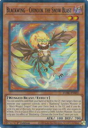 Blackwing - Chinook the Snow Blast [DABL-EN003] Super Rare - Yu-Gi-Oh! - Card Brawlers | Quebec | Canada |