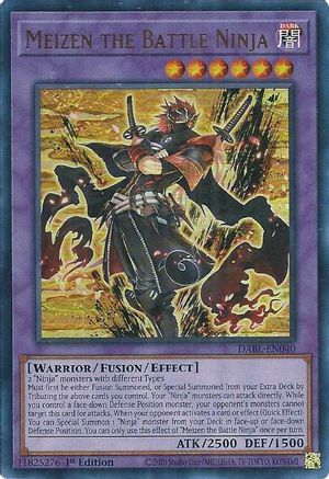 Meizen the Battle Ninja [DABL-EN040] Ultra Rare - Yu-Gi-Oh! - Card Brawlers | Quebec | Canada |