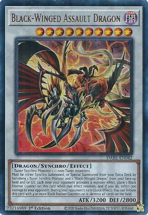 Black-Winged Assault Dragon [DABL-EN042] Ultra Rare - Yu-Gi-Oh! - Card Brawlers | Quebec | Canada |