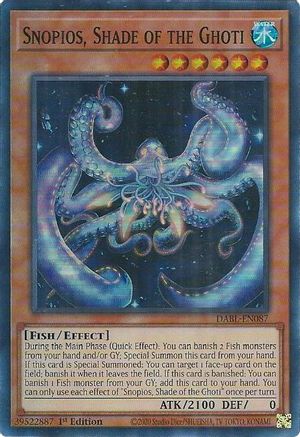 Snopios, Shade of the Ghoti [DABL-EN087] Super Rare - Yu-Gi-Oh! - Card Brawlers | Quebec | Canada |