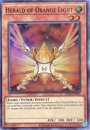 Herald of Orange Light [OP20-EN005] Super Rare - Yu-Gi-Oh! - Card Brawlers | Quebec | Canada |
