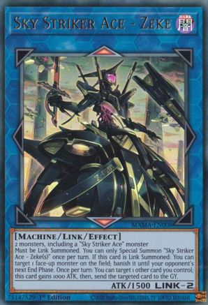Sky Striker Ace - Zeke [MAMA-EN008] Ultra Rare - Yu-Gi-Oh! - Card Brawlers | Quebec | Canada |