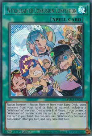 Witchcrafter Confusion Confession [MAMA-EN021] Ultra Rare - Yu-Gi-Oh! - Card Brawlers | Quebec | Canada |