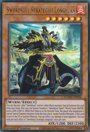 Swordsoul Strategist Longyuan [MAMA-EN036] Ultra Rare - Yu-Gi-Oh! - Card Brawlers | Quebec | Canada |