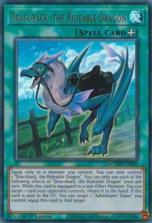 Dracoback, the Rideable Dragon [MAMA-EN091] Ultra Rare - Yu-Gi-Oh! - Card Brawlers | Quebec | Canada |