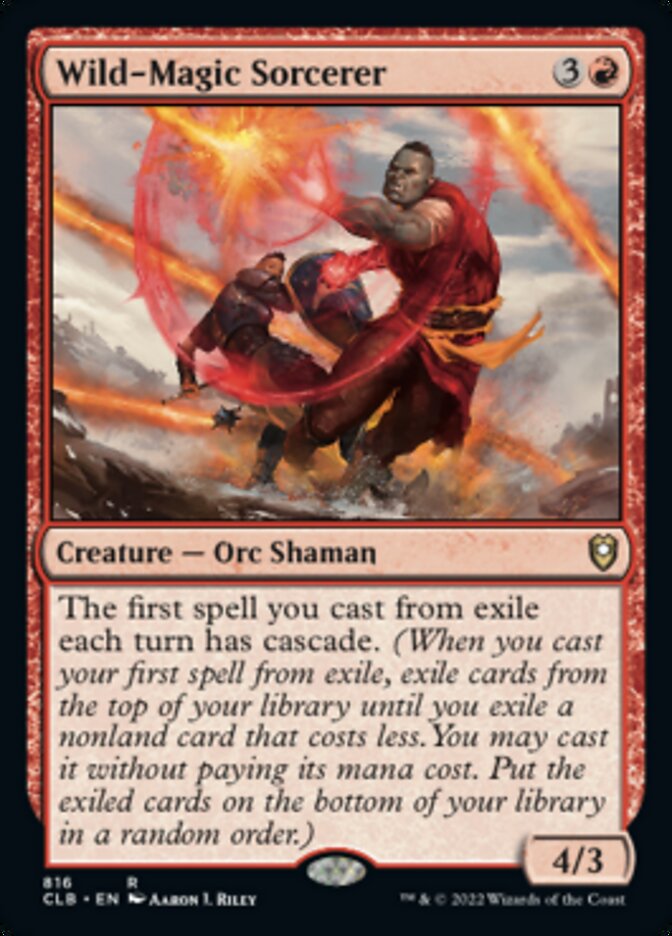 Wild-Magic Sorcerer [Commander Legends: Battle for Baldur's Gate] - Magic: The Gathering - Card Brawlers | Quebec | Canada |
