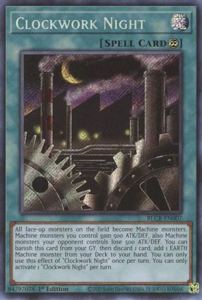 Clockwork Night [BLCR-EN007] Secret Rare - Yu-Gi-Oh! - Card Brawlers | Quebec | Canada |