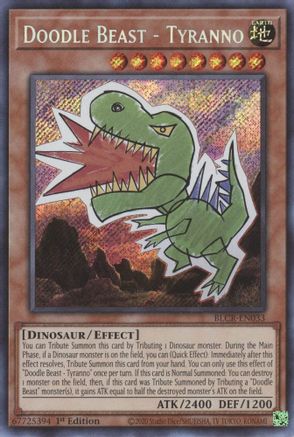 Doodle Beast - Tyranno [BLCR-EN033] Secret Rare - Yu-Gi-Oh! - Card Brawlers | Quebec | Canada |