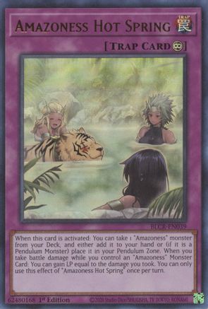 Amazoness Hot Spring [BLCR-EN039] Ultra Rare - Yu-Gi-Oh! - Card Brawlers | Quebec | Canada |