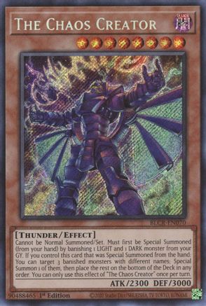 The Chaos Creator [BLCR-EN070] Secret Rare - Yu-Gi-Oh! - Card Brawlers | Quebec | Canada |
