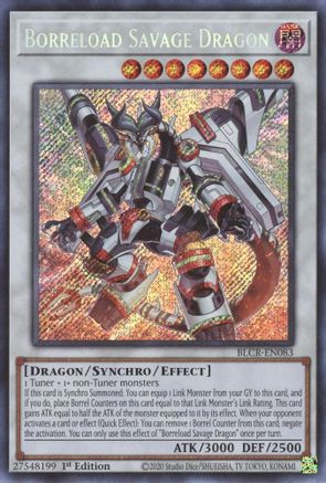 Borreload Savage Dragon [BLCR-EN083] Secret Rare - Yu-Gi-Oh! - Card Brawlers | Quebec | Canada |