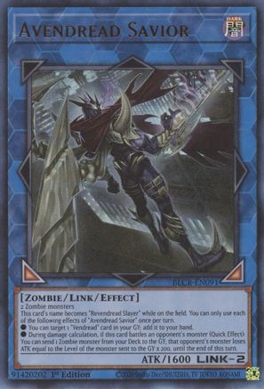 Avendread Savior [BLCR-EN091] Ultra Rare - Yu-Gi-Oh! - Card Brawlers | Quebec | Canada |