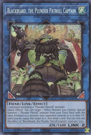 Blackbeard, the Plunder Patroll Captain [BLCR-EN094] Secret Rare - Yu-Gi-Oh! - Card Brawlers | Quebec | Canada |