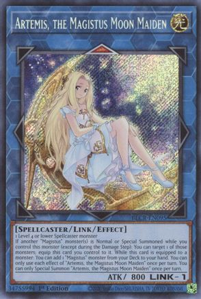 Artemis, the Magistus Moon Maiden [BLCR-EN095] Secret Rare - Yu-Gi-Oh! - Card Brawlers | Quebec | Canada |