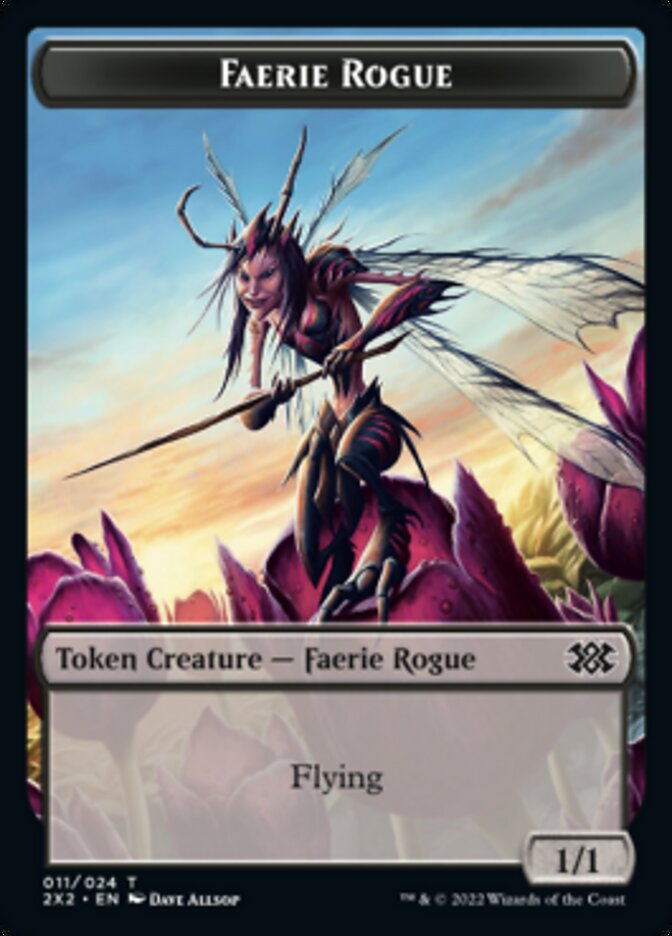 Faerie Rogue // Spirit (008) Double-Sided Token [Double Masters 2022 Tokens] - Magic: The Gathering - Card Brawlers | Quebec | Canada |