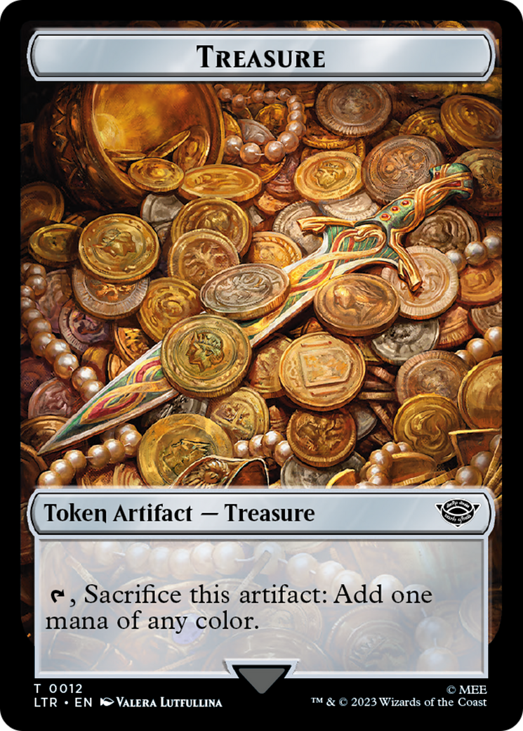 Halfling // Treasure Token [The Lord of the Rings: Tales of Middle-Earth Commander Tokens] - Magic: The Gathering - Card Brawlers | Quebec | Canada |