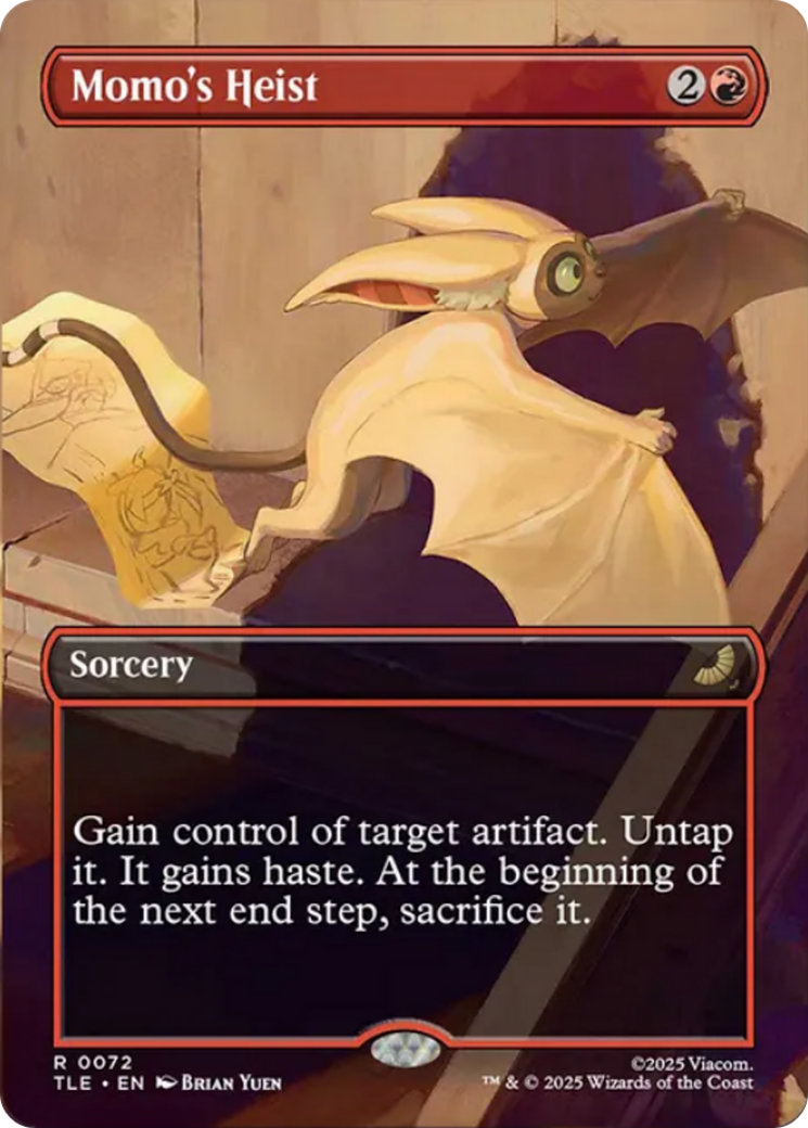 Momo's Heist (Borderless) [Avatar: The Last Airbender: Eternal-Legal] - Magic: The Gathering - Card Brawlers | Quebec | Canada |